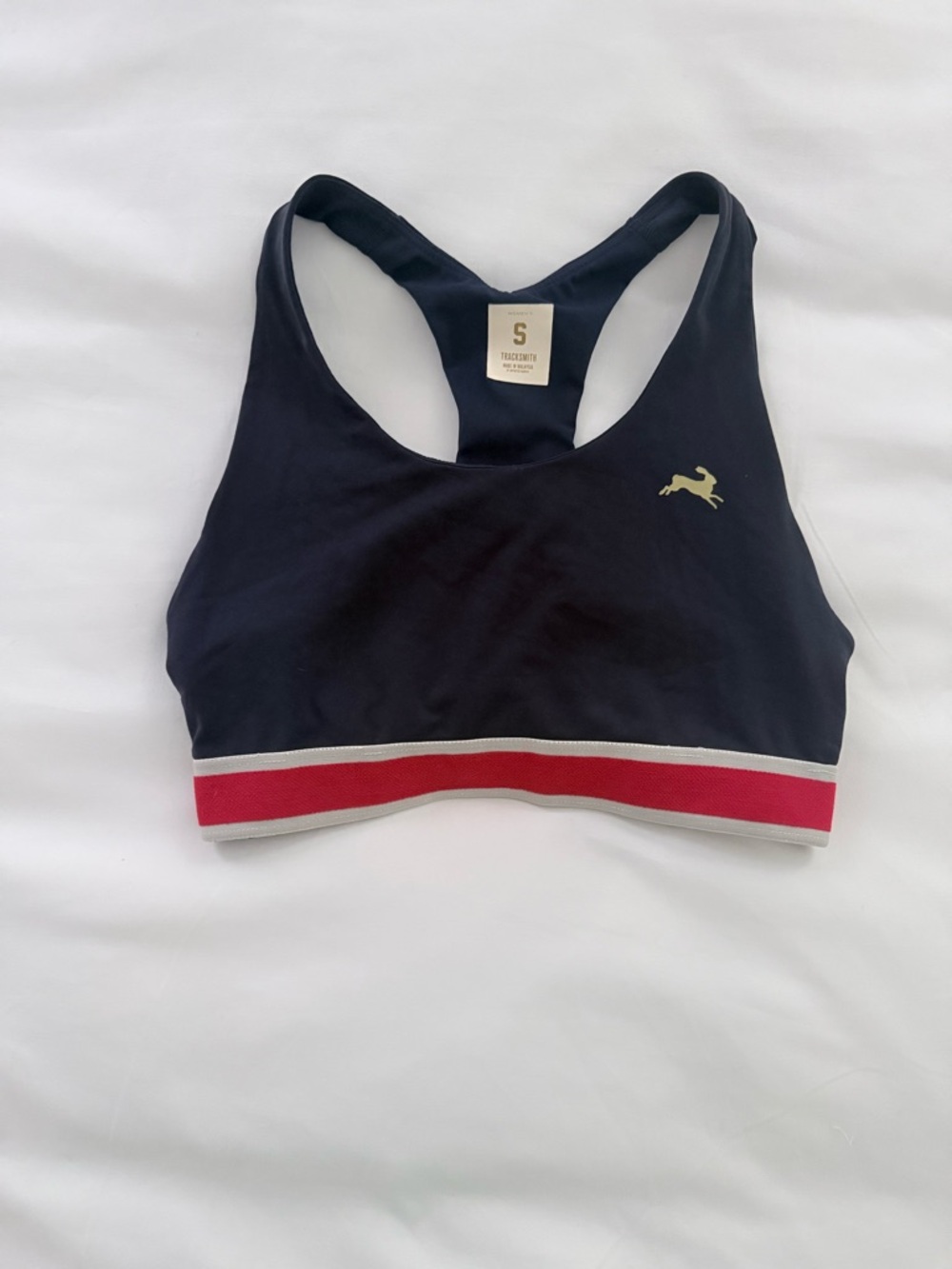 Navy Tracksmith Sports Bra - Size S
